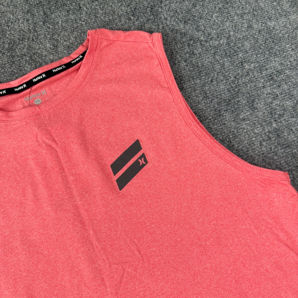 Hurley Exist Breath Performance Tank Top Men Small Surf Style Athletic Workout